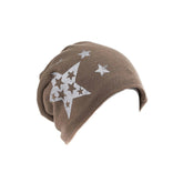 Mütze-Stern Folienprint.